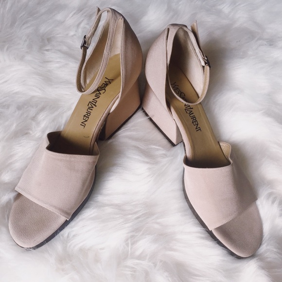 Yves Saint Laurent Shoes - Vintage YSL Shoes size M10 Leather Made in Italy